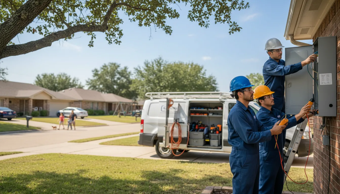 Certified electrician providing emergency electrical services in Vernon Center, MN